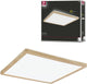 Paulmann led-paneel atria shine backlight ip44 hoekig 293x293 mm 16w 1600lm 3000k houtlook