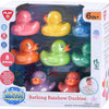 Playgo regenboog badeendjes - 8st.