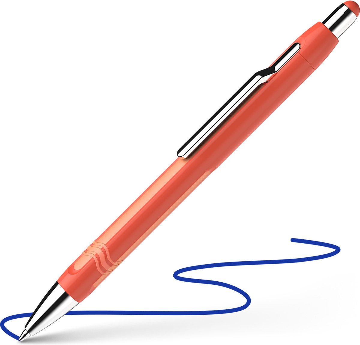 Schneider schrijfwaren schneider balpen - epsilon - warm oranje - blauwschrijvend - schrijfbreedte xb - s-138606
