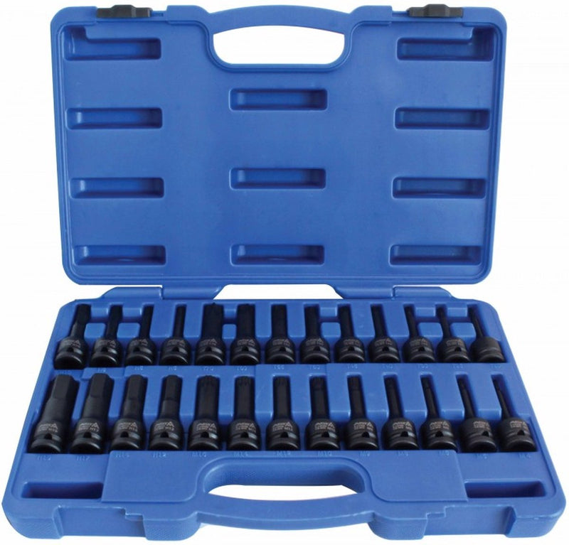 Asta satra krachtdoppen set - 26 delig - torx - inbus en spline doppen set - 1 2 duims - asta