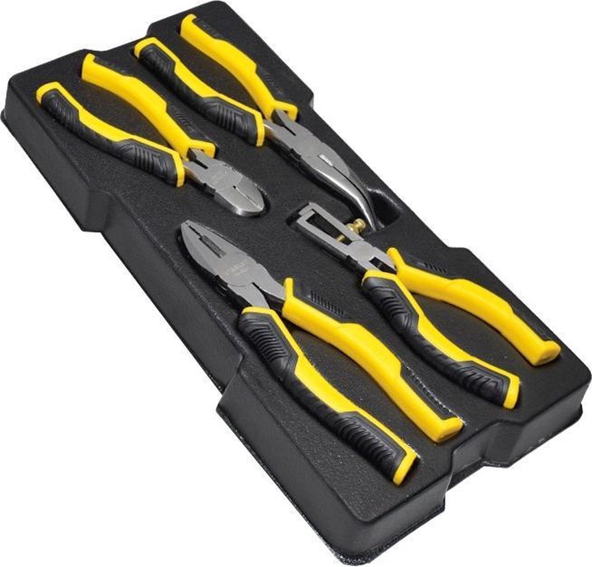 Stanley handgereedschap transmodule tangenset dynagrip 4-delig - stmt1-74179 - stmt1-74179