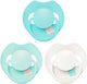 Difrax lovi fopspeen dynamisch - prime tutti frutti - 0 tot 6 maanden - groen - 3 stuks