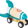 Small foot - houten pull-back vliegtuigen, set van 3