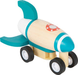 Small foot - houten pull-back vliegtuigen, set van 3 - afbeelding 1