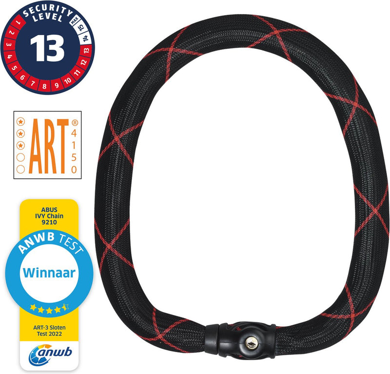 Abus Ivy Chain 9210 110 - ART3, 10mm - 110cm, Zwart