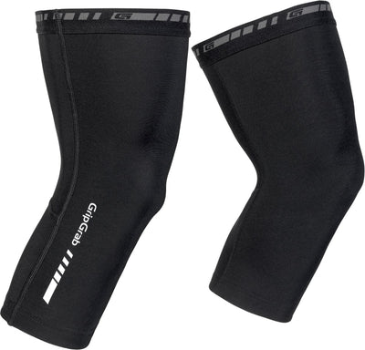 Gripgrab - classic thermal knee warmers lente herfst fiets kniestukken wielrennen kniewarmers - zwart - unisex - maat s