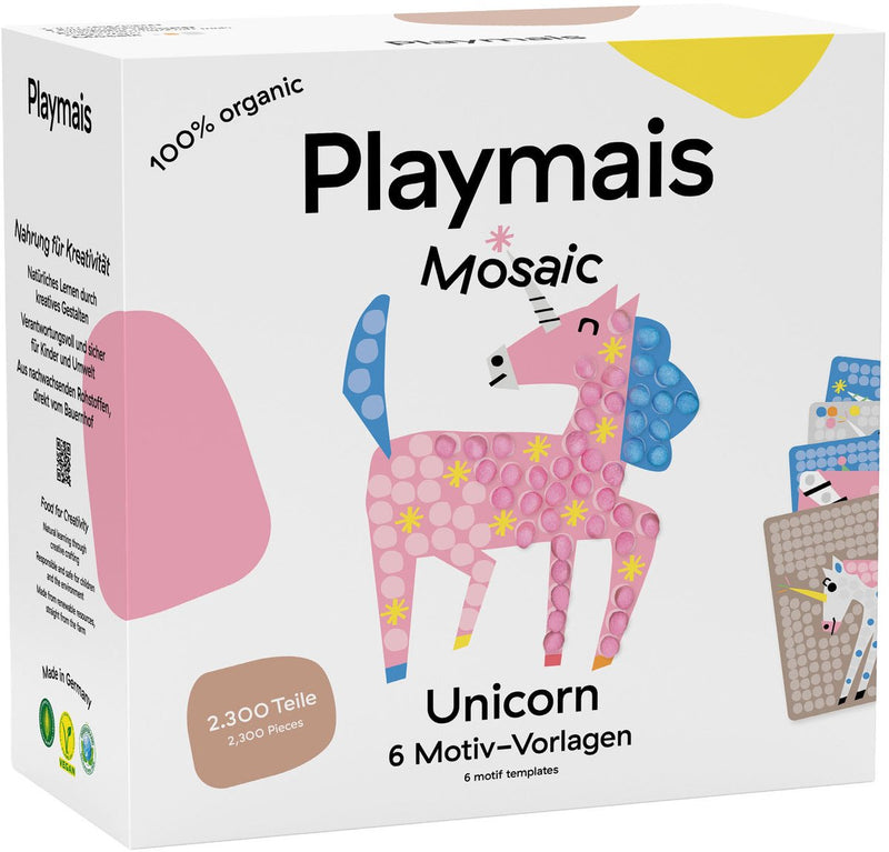 Playmais mosaic eenhoorn - 2300 stukjes