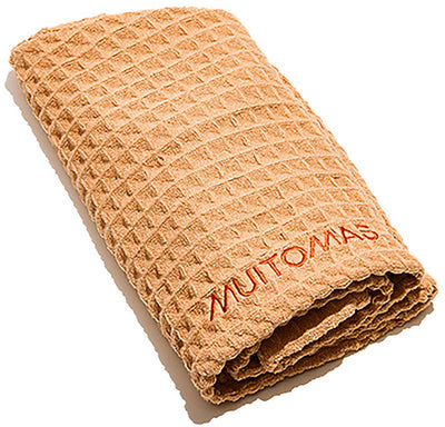 Muitomas haarhanddoek – super absorberend - sneldrogend - elegante kleur - lichtgewicht compact - peach fuzz