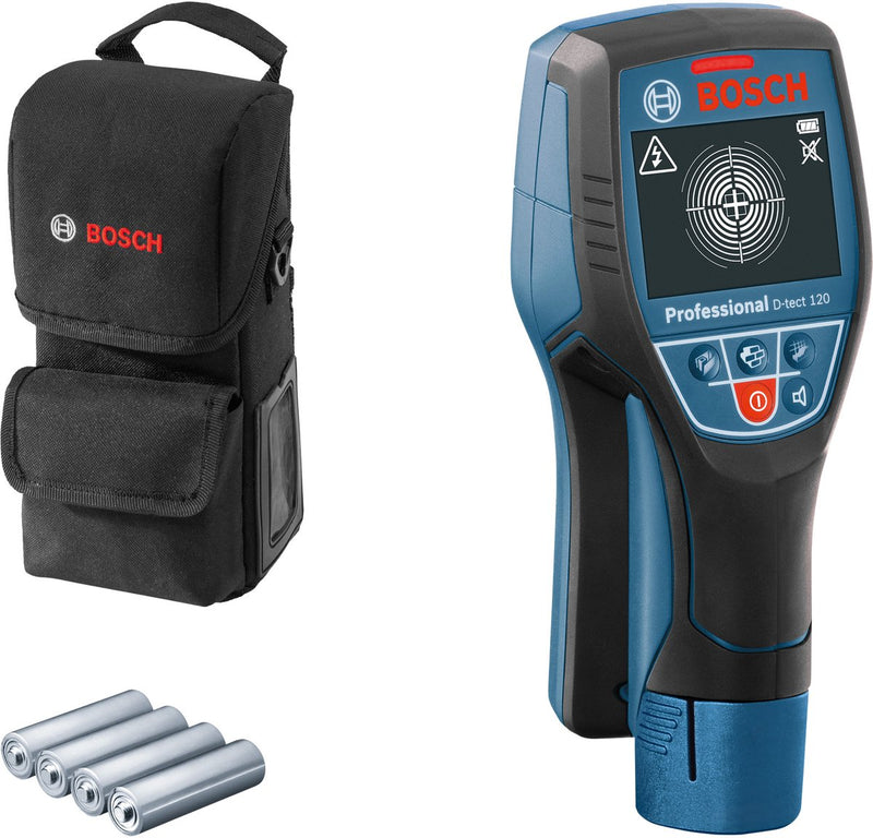 Bosch blauw d-tect 120 muurscanner | 4 x aa batterij | in tas - 0601081303