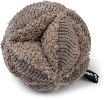 District 70 bobby – snuffelbal voor honden | stimuleert speurgedrag mentale uitdaging – taupe – large ø19 cm