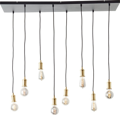 Brilliant darcia - hanglamp - e27 max 8x60w - zwart