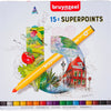 Bruynzeel viltstiften superpunt, 15st.