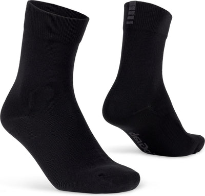 Gripgrab - lightweight waterproof lente herfst fietssokken winter sokken wielersport - zwart - unisex - maat s