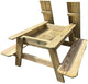 Paradiso toys wooden sand pit table
