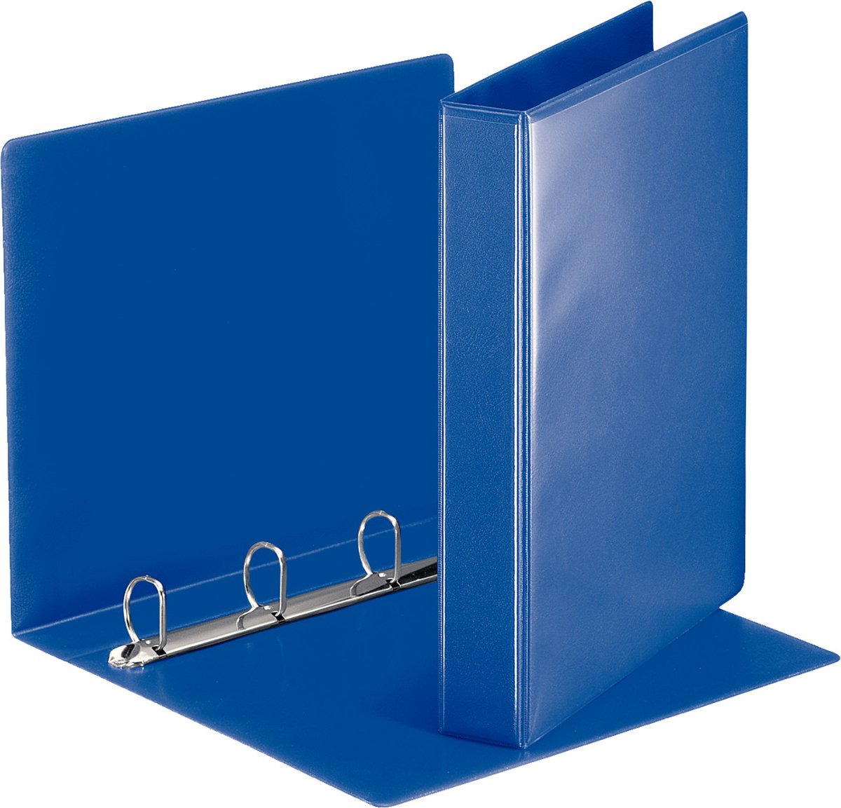 Esselte essentials panorama ringband a4 - 23-rings - rugbreedte van 44mm - blauw