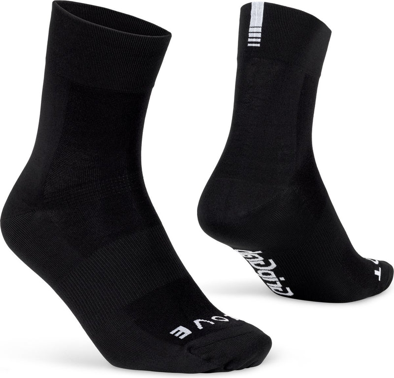 Gripgrab - lightweight sl performance zomer fietssokken 1 paar coolmax wielersport sokken regular cut - zwart - unisex - maat s (38-41)
