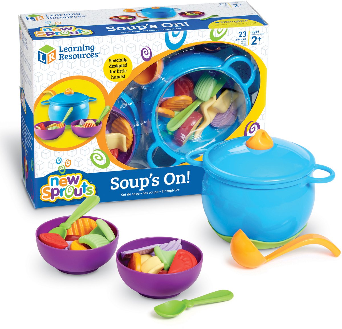 Learning resources speelgoedset soep maken - educatief rollenspel. - 3+