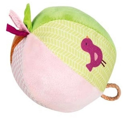 Goki zachte bal met een bel roze groen