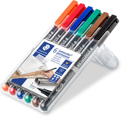 Staedtler lumocolor s permanent - box 6 st