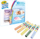 Crayola - color wonder - viltstiften - 10 vlekvrije viltstiften met transparante inkt - pastelkleuren - voor kinderen