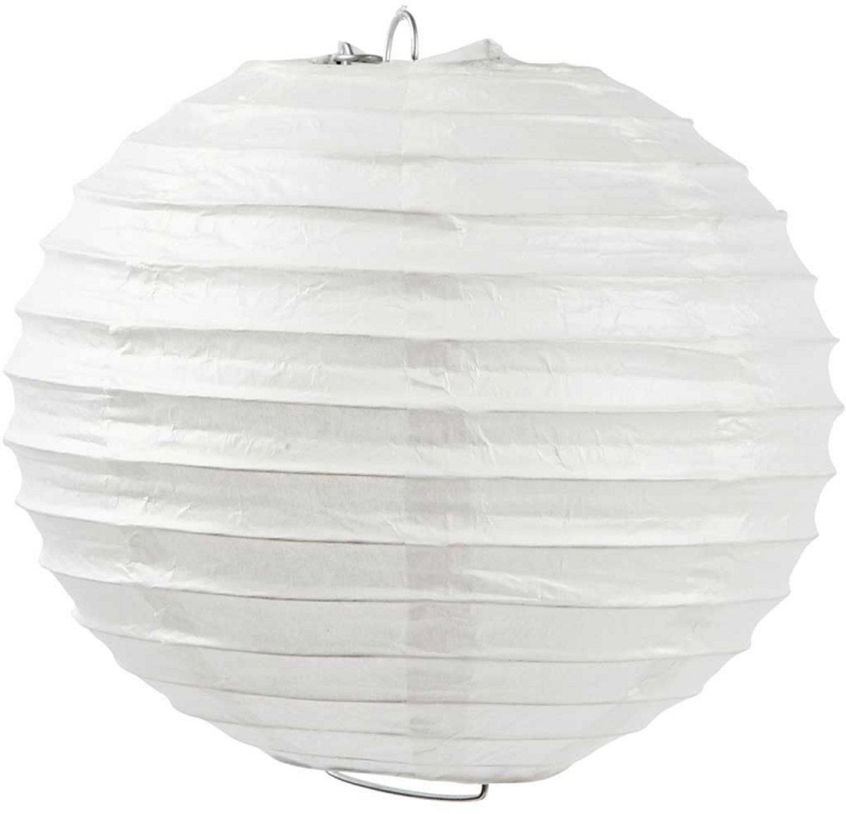 Creativ company cc papieren lamp 20 cm wit