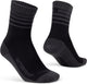 Gripgrab - merino-lined waterproof winter fietssokken gevoerd met merinowol - zwart - unisex - maat xl