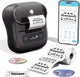 Phomemo m220 - portable label printer - draadloze thermische labelprinter - met app - labels inbegrepen - bluetooth - zwart