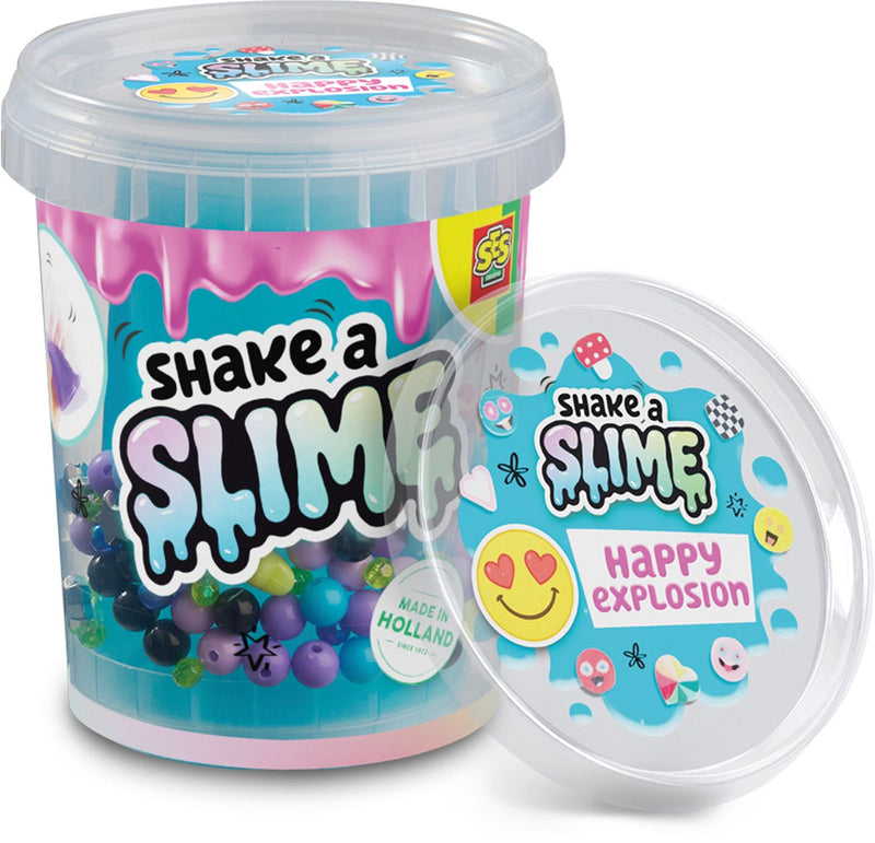 Ses creative shake a slime - happy explosion - slijm - glutenvrij - goed uitwasbaar - voor kinderen vanaf 5 jaar - 200g