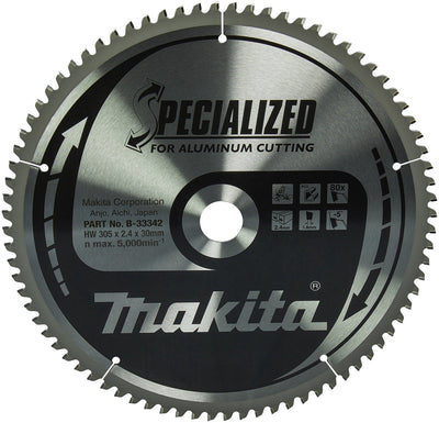 Makita ø 305mm asgat 30mm 80t cirkelzaagblad voor aluminium | specialized: aluminium - b-33342