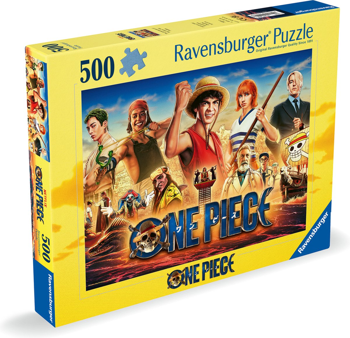 Ravensburger - one piece (live action) - legpuzzel - 500 stukjes