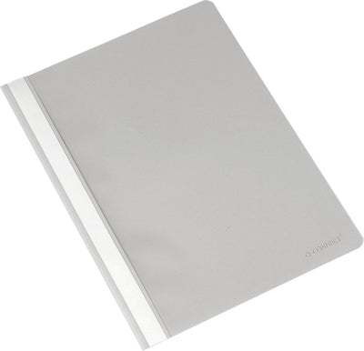 Q-connect snelhechtmap, a4, grijs 25 stuks