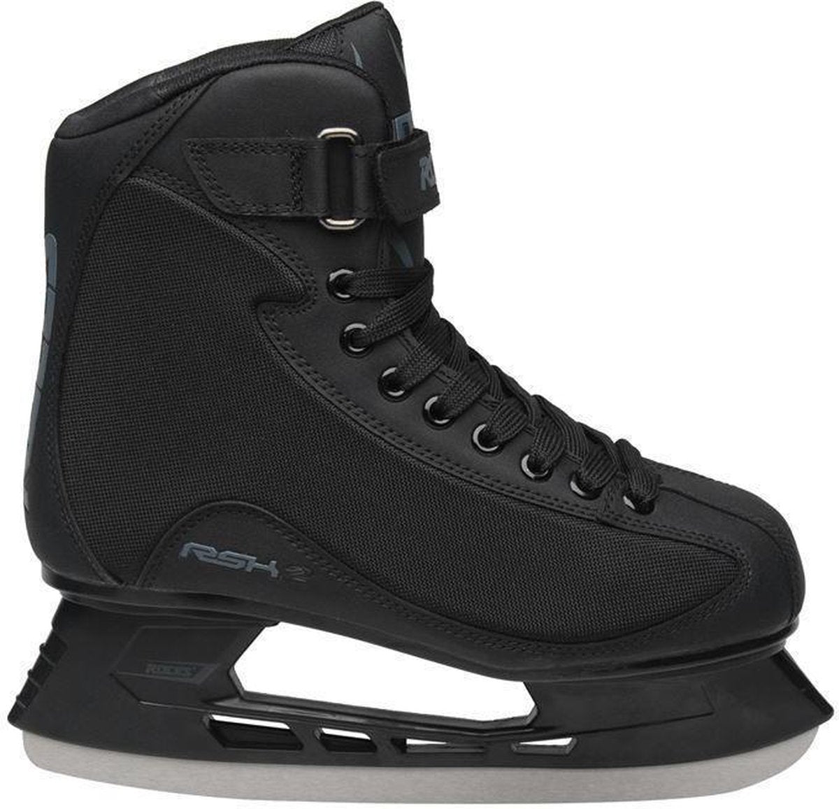 Roces – rsk 2 – ijshockeyschaatsen – schaatsen heren – zwart – stevige constructie rvs ijzer – maat eu 42