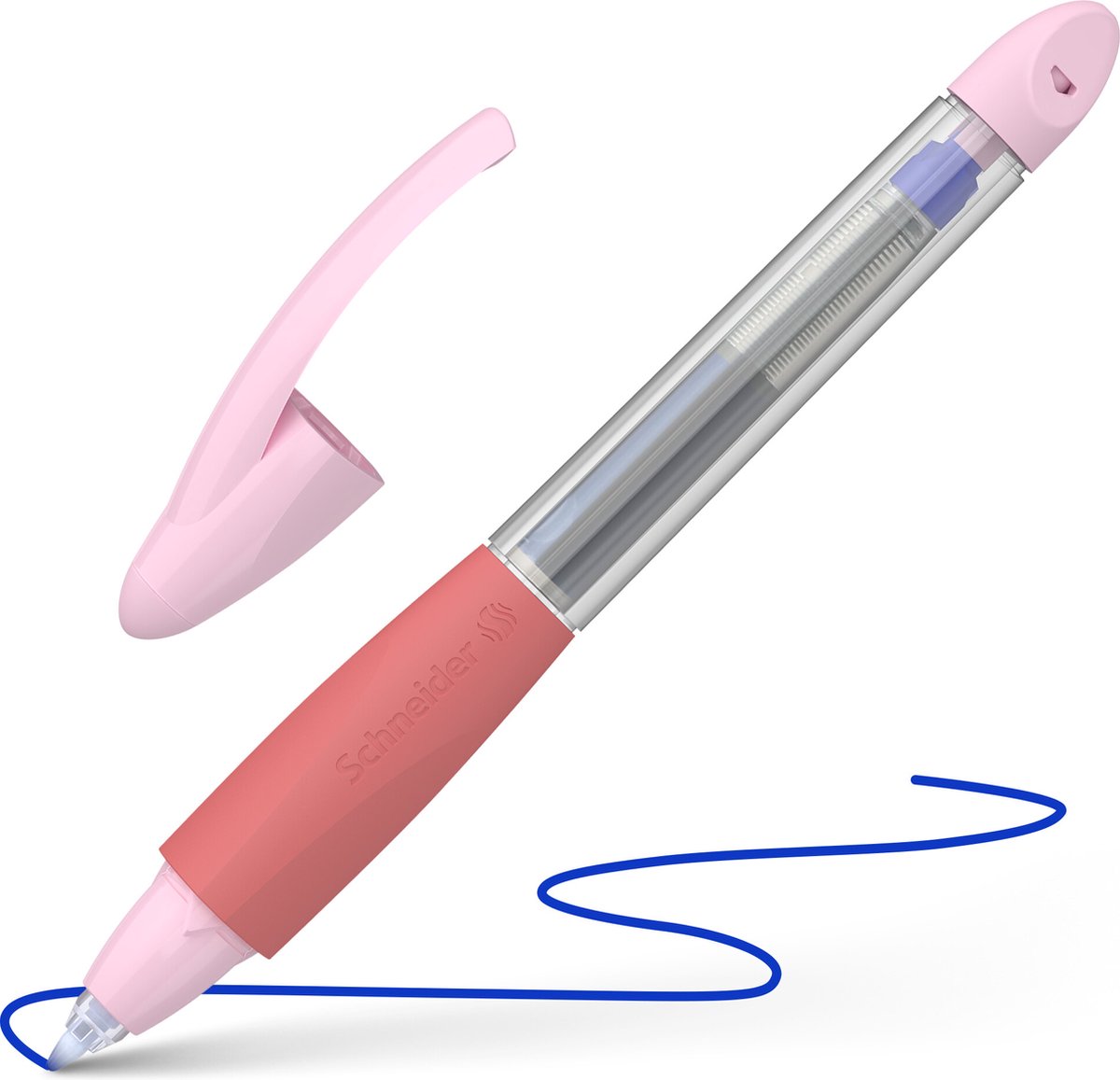Schneider schrijfwaren schneider rollerball - base ball - penpunt m - rose-red - s-188338