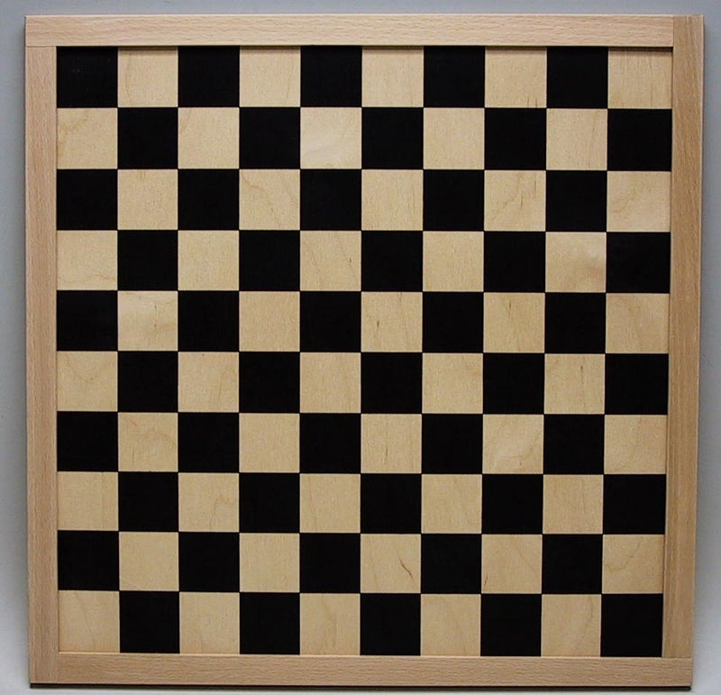 Hot games schaak dambord blank zwart 40 cm