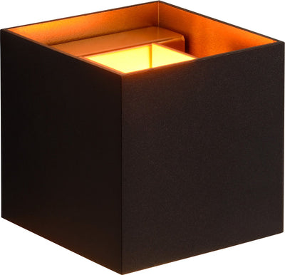 Lucide xio - wandlamp - led dimbaar - g9 - 1x4w 2700k - verstelbare stralingshoek - zwart