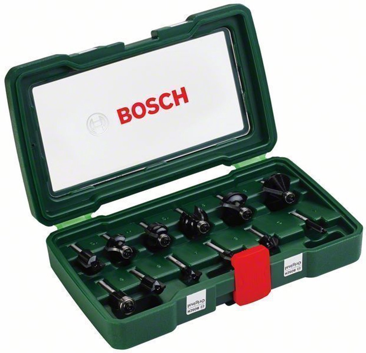 Bosch 12-delige frezenset 1 4 schacht