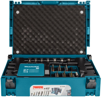 Makita b-53908 boor- en schroefbitset 62-delig in mbox