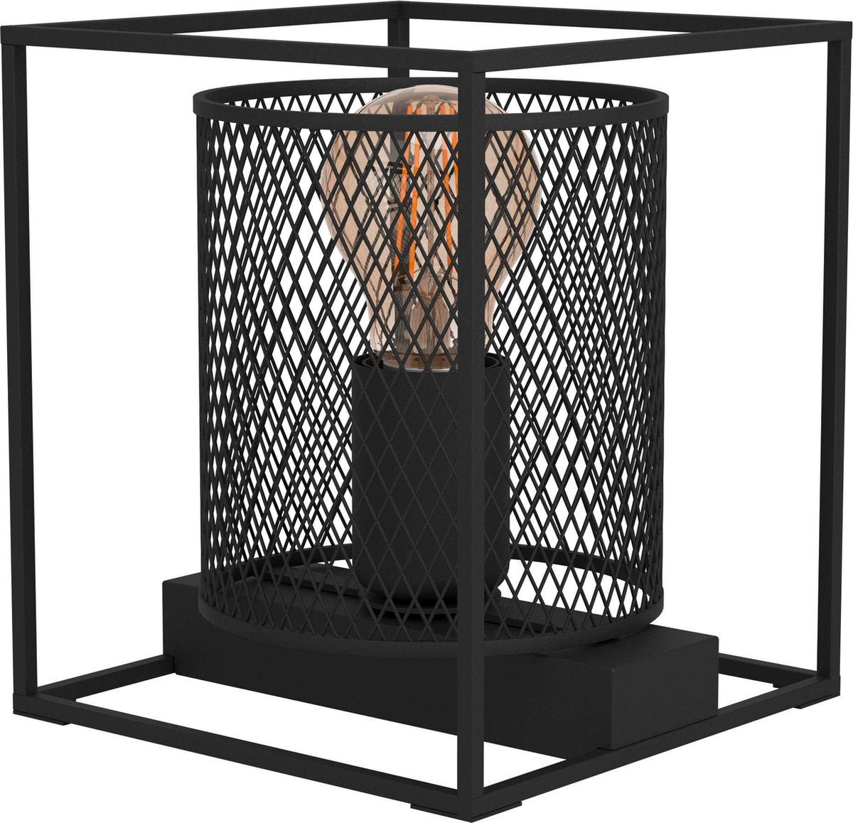 Eglo catterick tafellamp - e27 - 16,5 cm - zwart