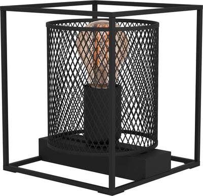Eglo catterick tafellamp - e27 - 16,5 cm - zwart