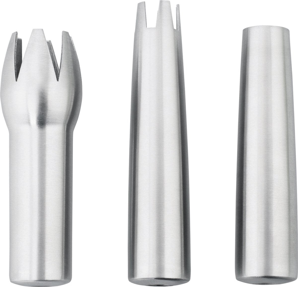 Isi spuitmondjes rvs blister - 3 stuks