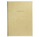 Eccolo notitieboek - gold saffiano - lijn - ca.15x20cm - ec-d447s