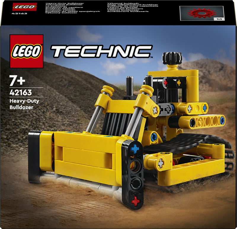 Lego 42163 technic zware bulldozer speelgoed voertuig rollenspellen set