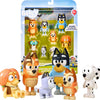 Moose toys bluey speelfiguren familie vrienden, 8st.