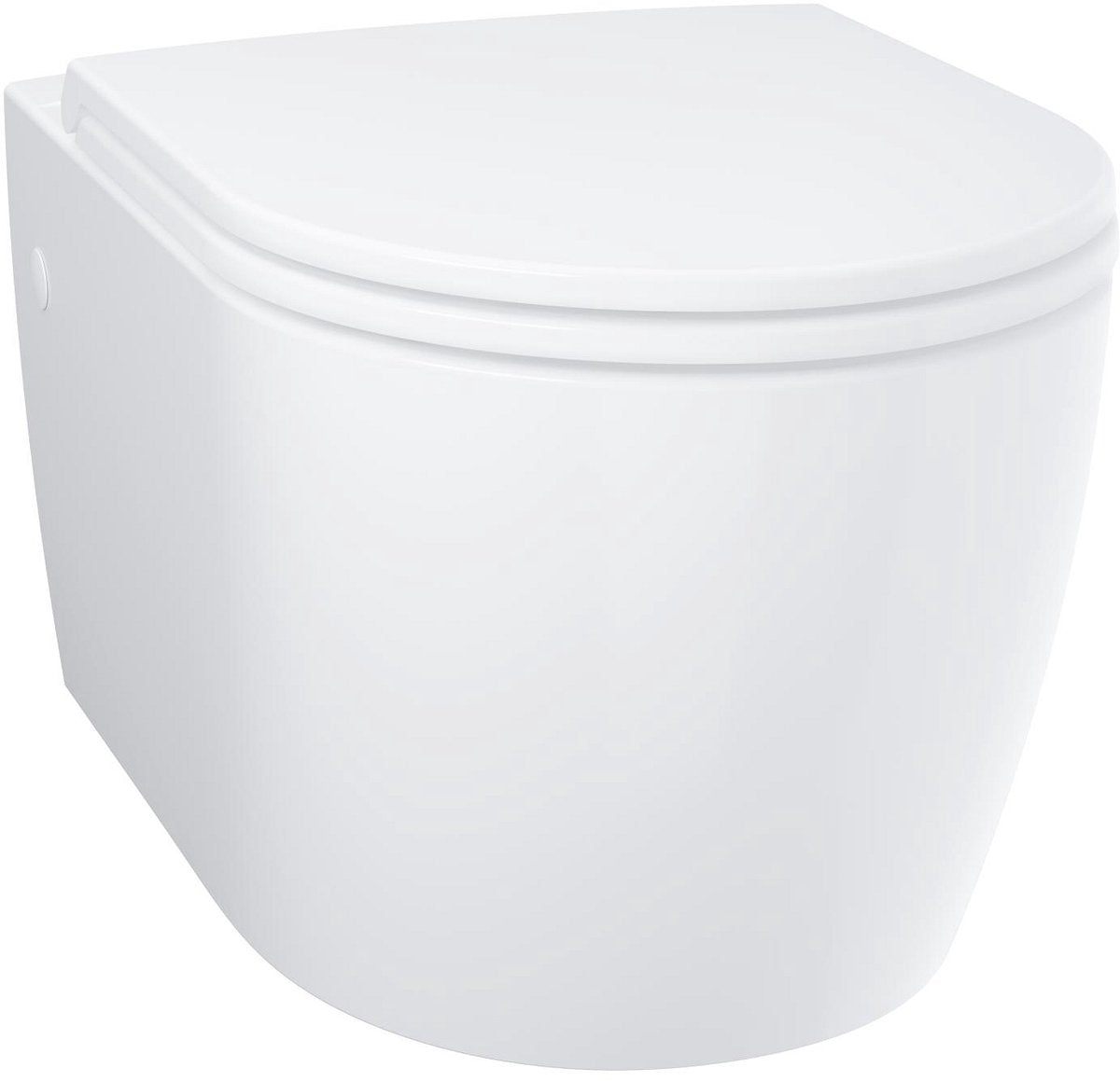 Grohe start round hangend toilet met softclose zitting - randloos - horizontale afvoer - zonder inbouwreservoir - alpine wit
