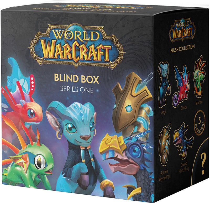 Blizzard - world of warcraft - wow - knuffel - sleutelhanger - blind box plush - hanger collection — series one, 12.5 cm