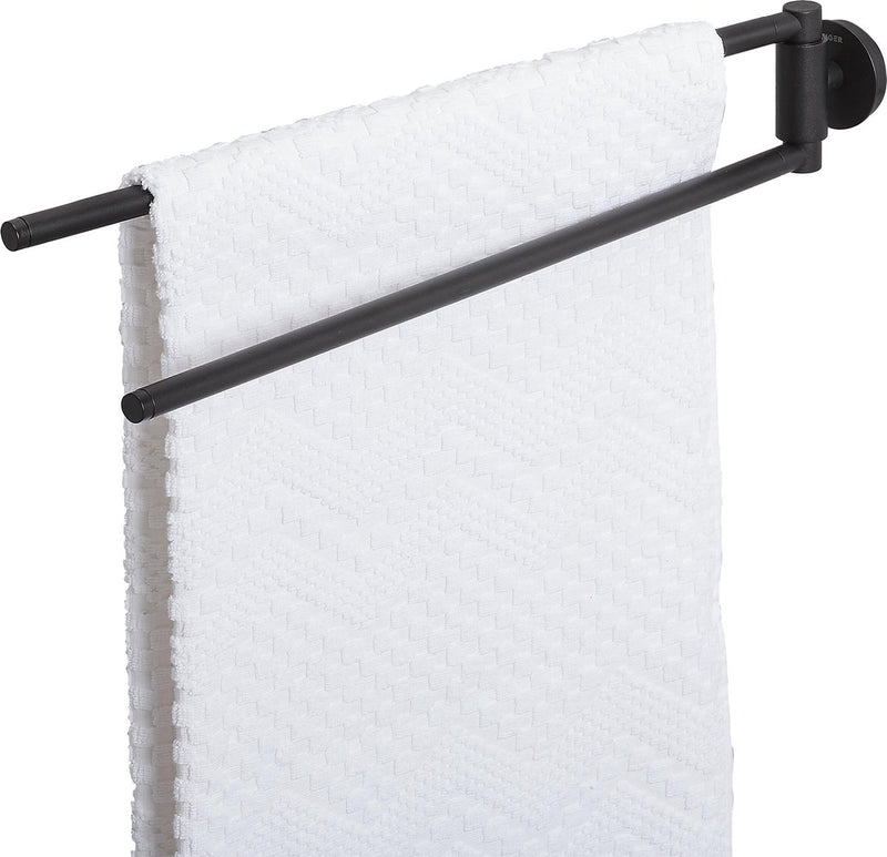 Tiger urban - handdoekrek 2-armig - 45 cm - zwart