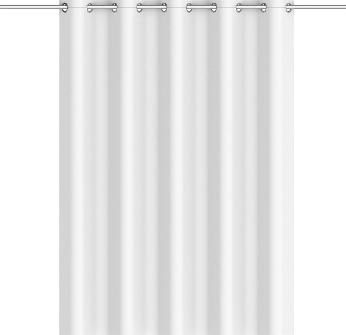 Eisl douchegordijn - (l x b) 200 x 180 cm - wit