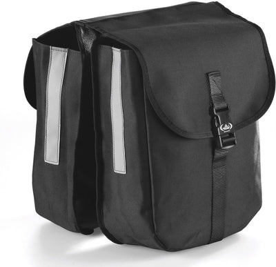 Monte grappa dubbele tas 16,5l urban city zwart