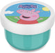 Mepal fruitbox campus - 300 ml - inclusief fruitvorkje - sluit goed af - snackdoosje - peppa pig