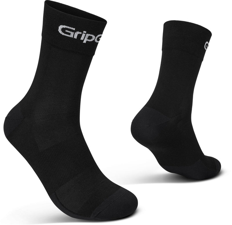 Gripgrab - ride regular cut zomer fietssokken 1 paar wielersport coolmax sokken - unisex - zwart